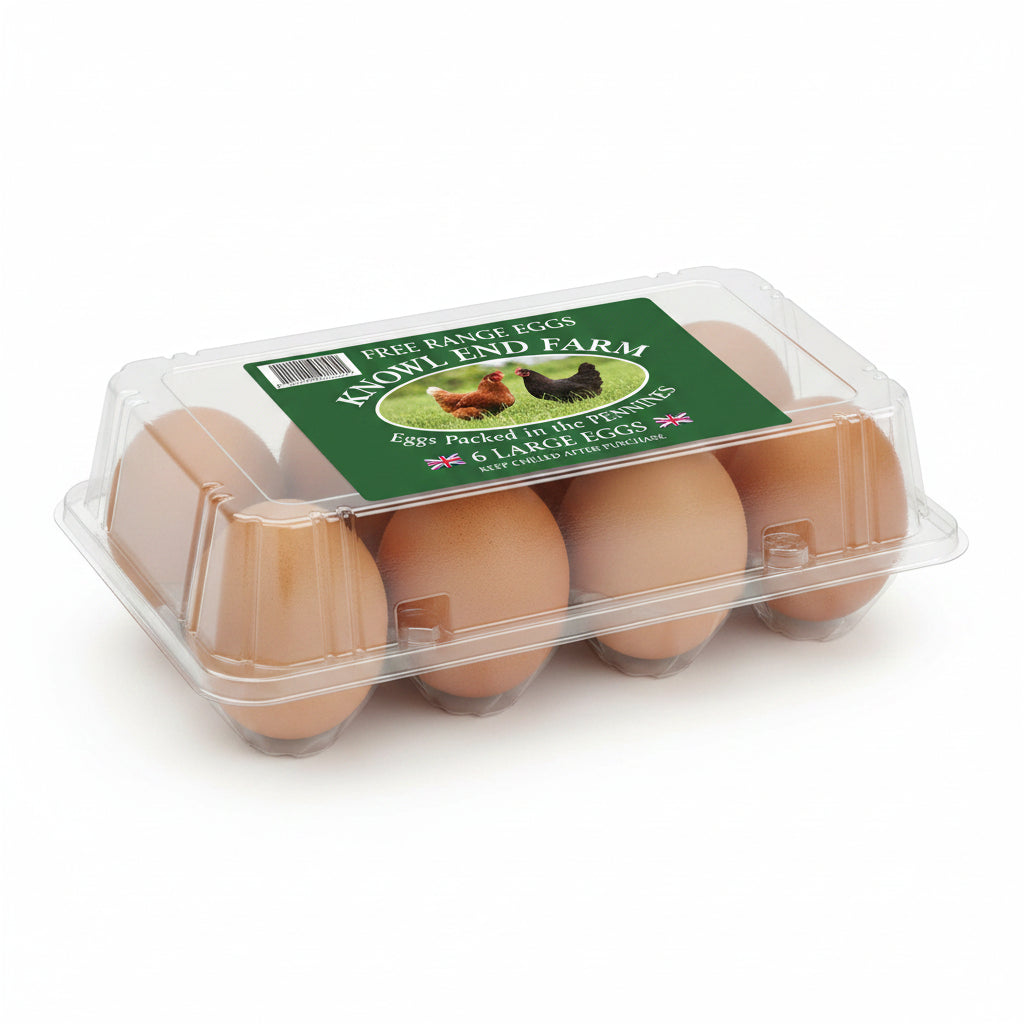 Knowl End Farm Free Range Eggs 6 Large eggs