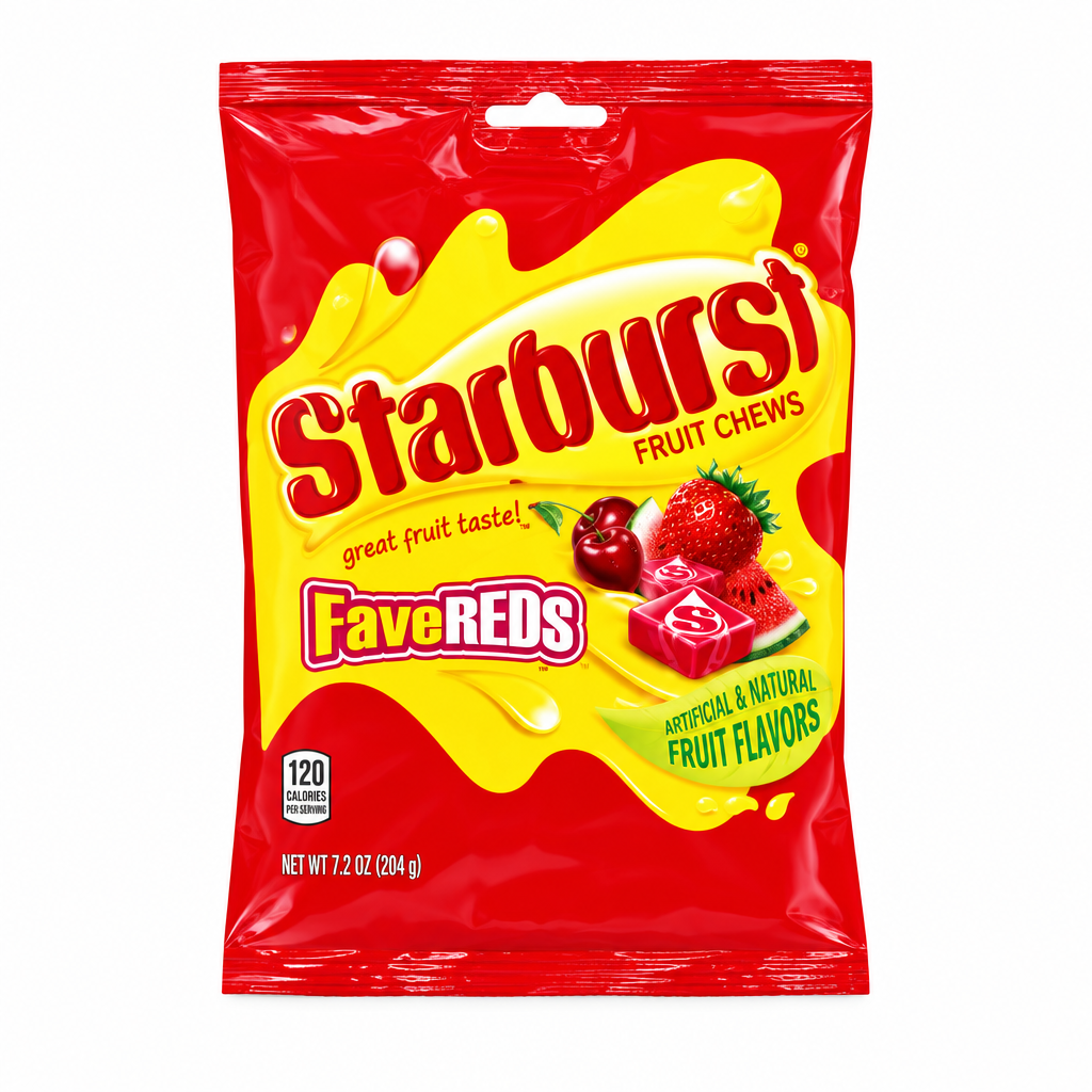 Starburst Fruit Chews FaveReds 127g