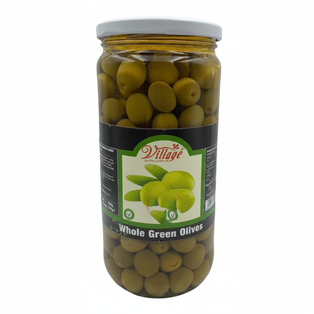 Village Whole Green Olives 700g