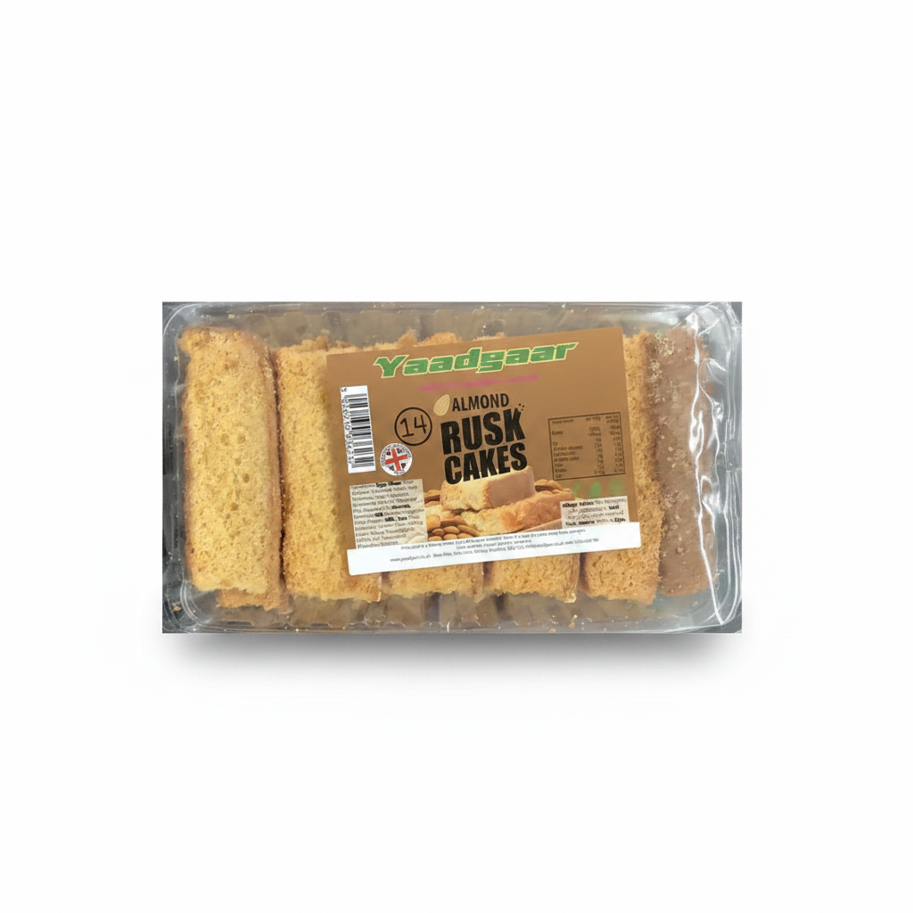 Yaadgaar Almond Cake Rusk (14 pcs)
