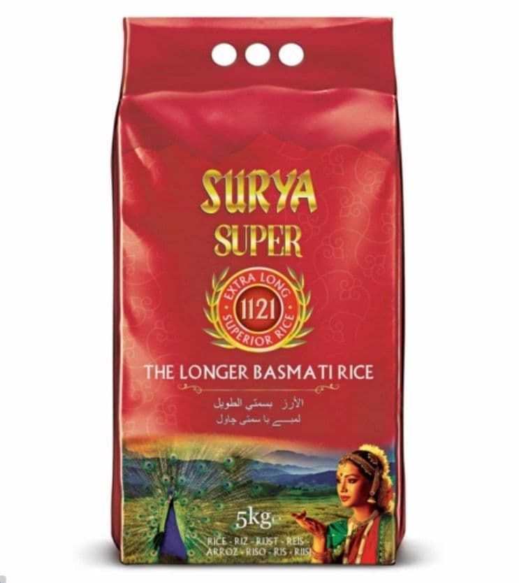 Surya The Longer Basmati Rice 5kg