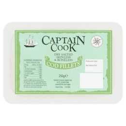Captain Cook Cod Fillets 250g