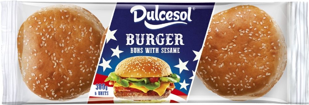 Dulcesol Burger Buns With Sesame 300g (6 units)