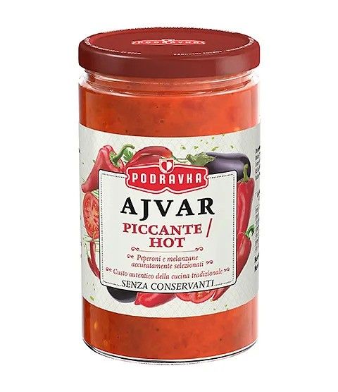 Podravka Ajvar Piccante Hot 350g