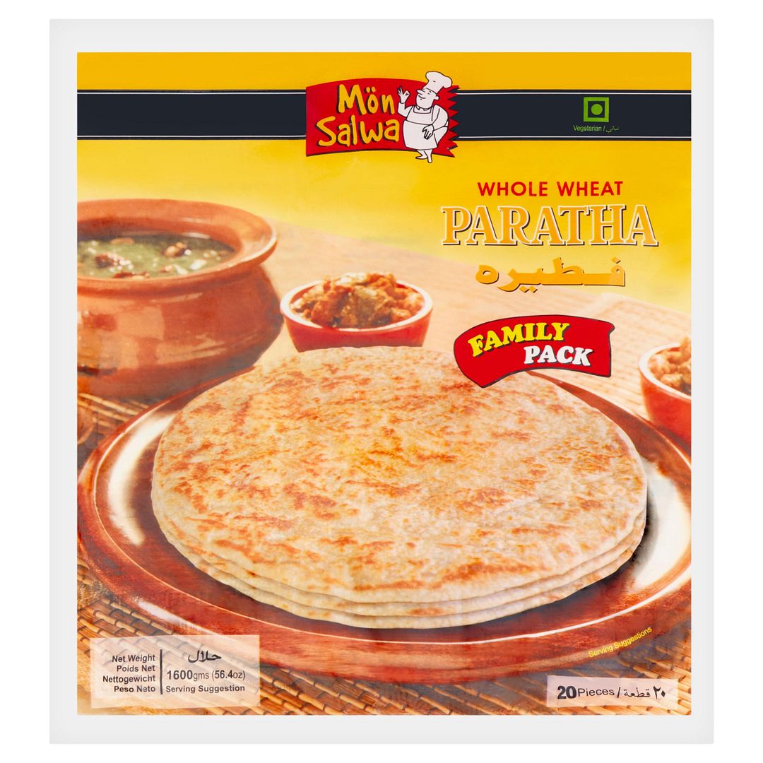 Mon Salwa Whole Wheat Paratha Family Pack 1600g