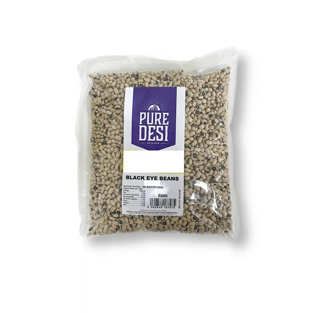 Pure Desi Black Eye Beans 500g