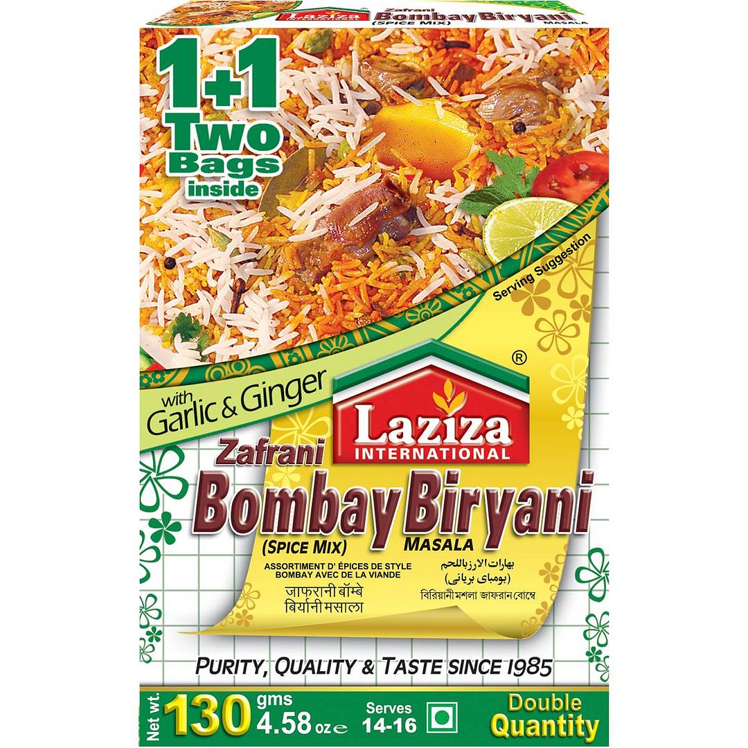 Laziza Zafrani (Saffron) Bombay Biryani 130g
