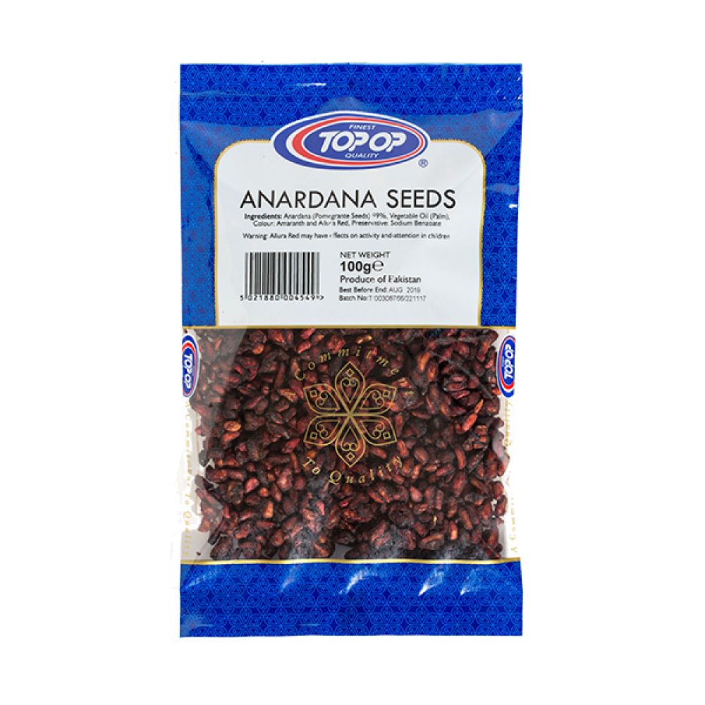 Top Op Anardana (Pomegranate) Seeds 100g