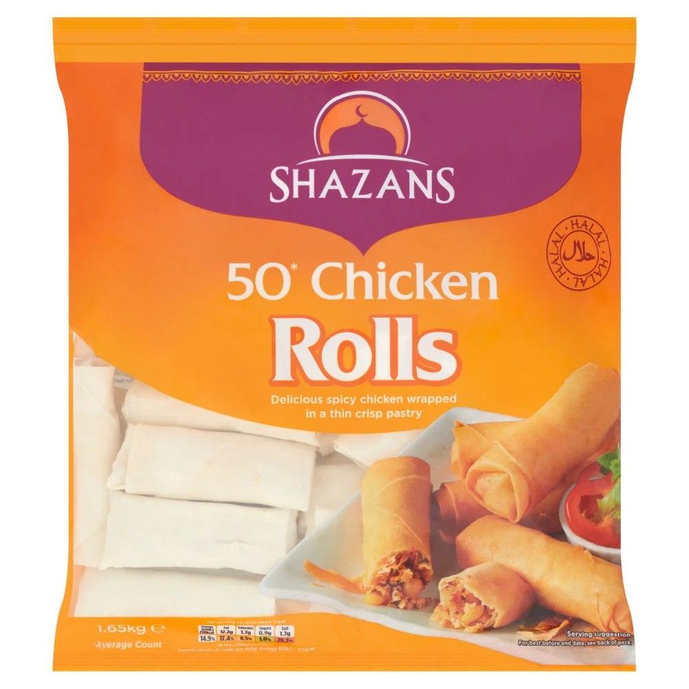 Shazans Chicken Rolls 1.65kg