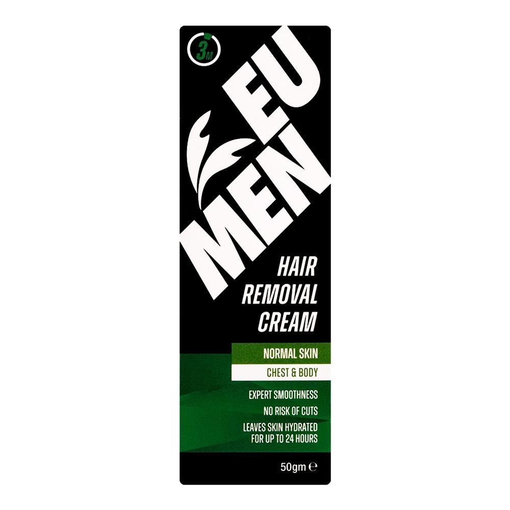 EU Men Hair Removal Cream For Chest & Body (Normal Skin) 50g