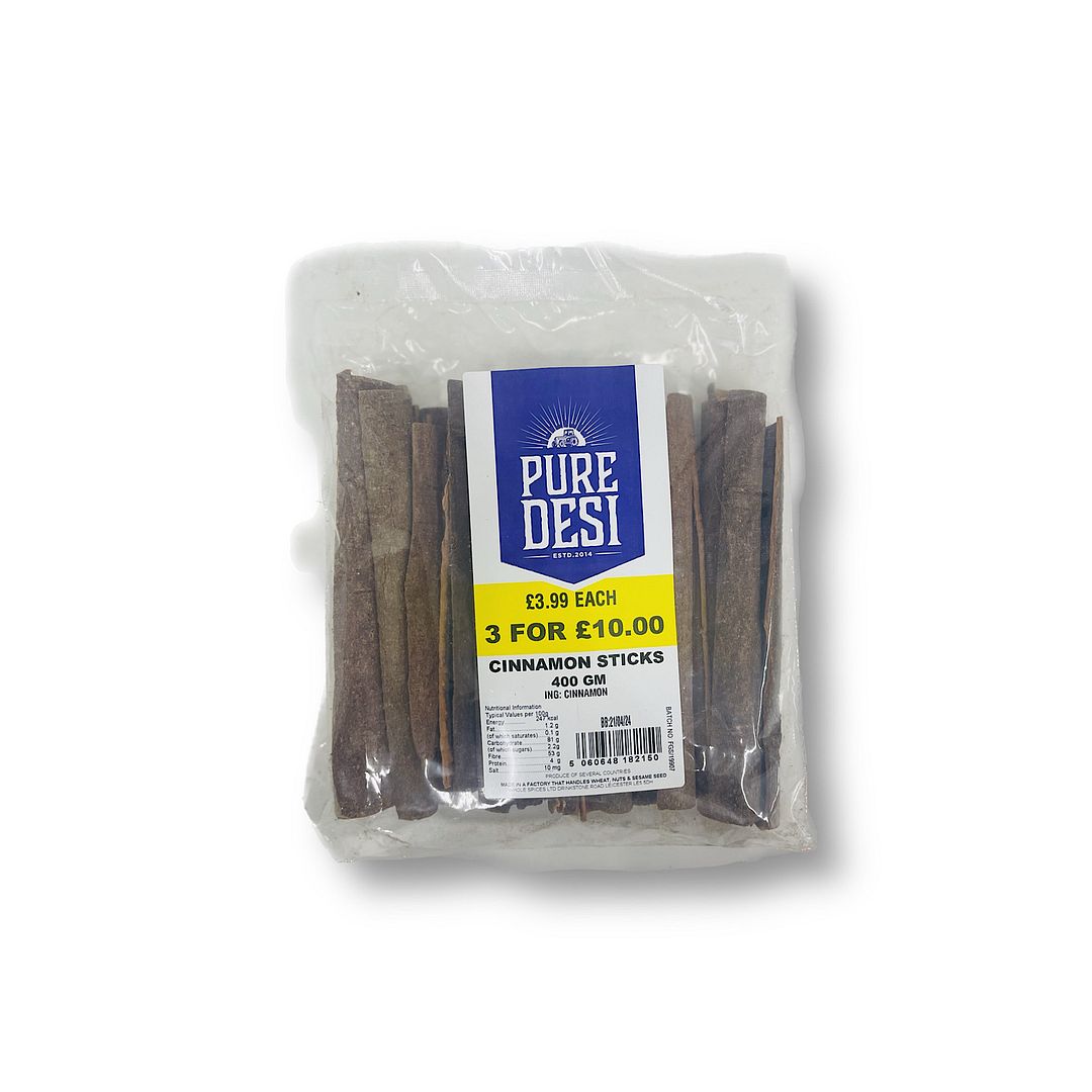 Pure Desi Cinnamon Sticks 400g