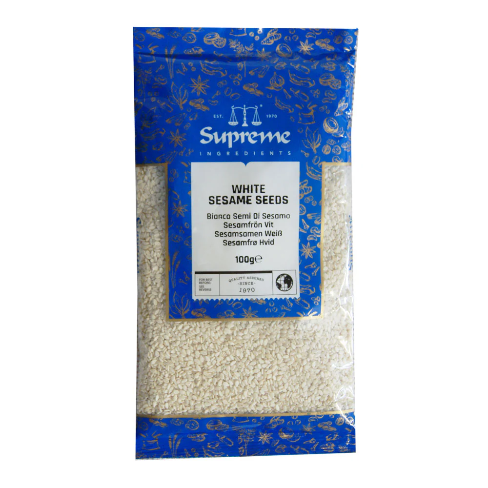 Supreme White Sesame Seeds 100g
