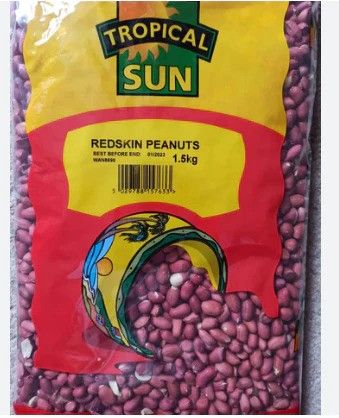 Tropical Sun Red Skin Peanuts 1.5kg