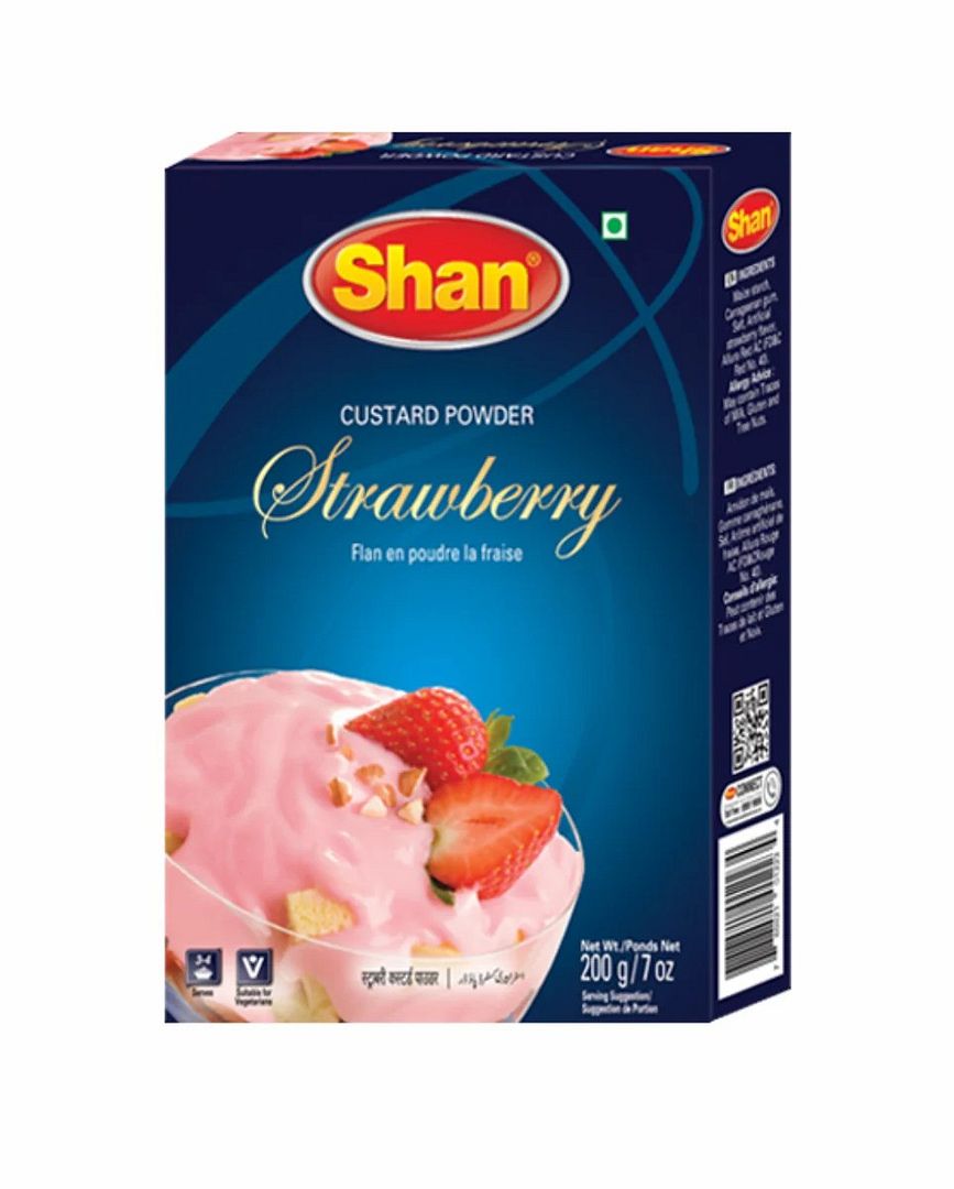 Shan Custard Powder (Strawberry) 200g