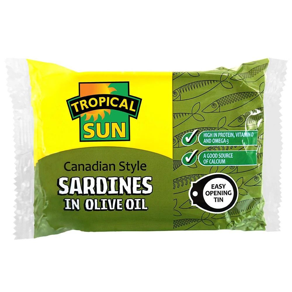 Tropical Sun Canadian Style Sardines In Olive Oil 106g