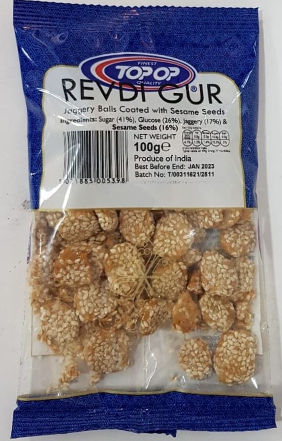 Top Op Revdi Gur 100g