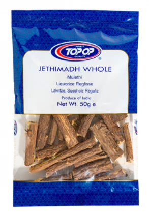 Top Op Jethimadh (Liquorice) Whole 50g
