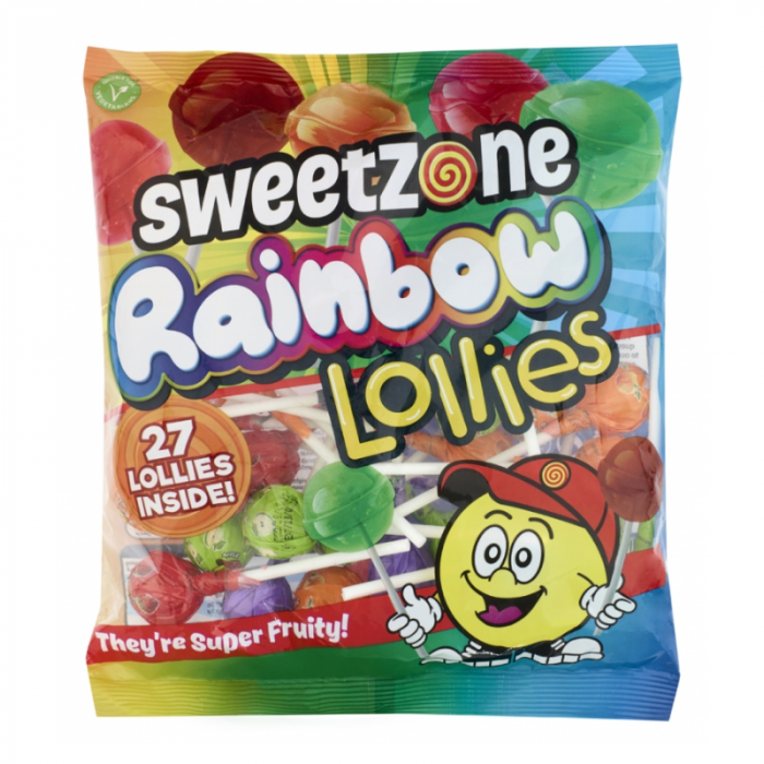 Sweetzone Rainbow Lollies 182g