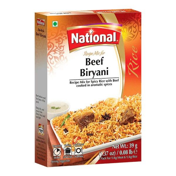 National Beef Biryani 39g