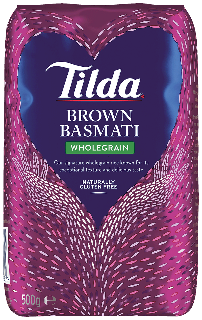 Tilda Wholegrain Brown Basmati Rice 500g