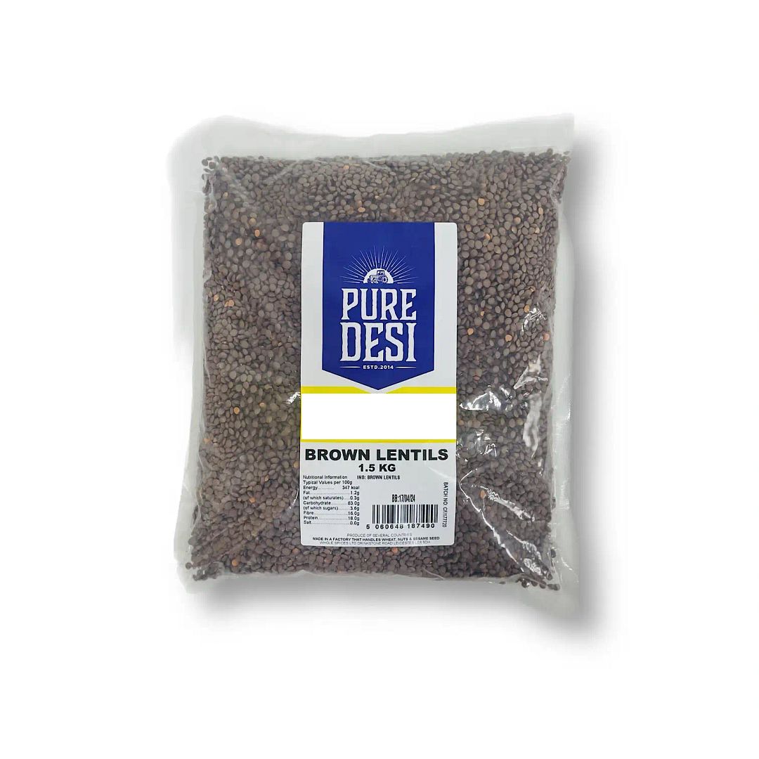 Pure Desi Brown Lentils 1.5kg