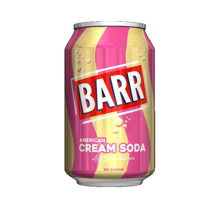 Barr American Cream Soda No Sugar 330ml