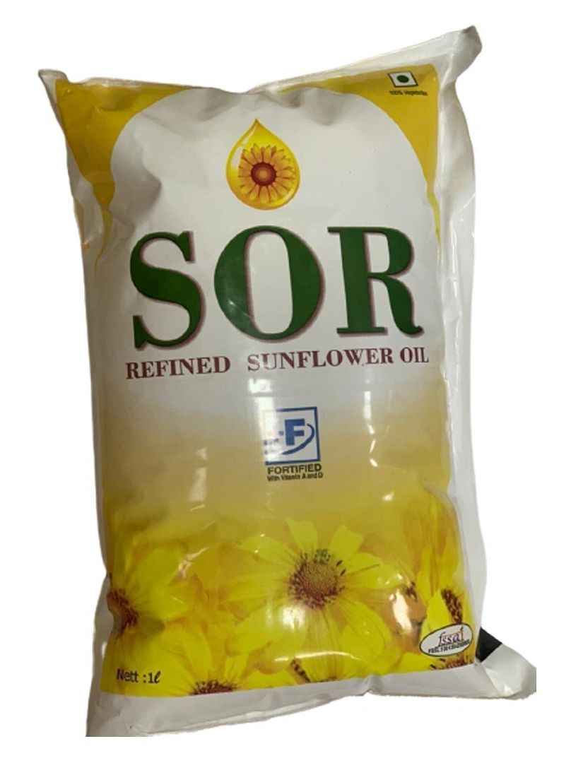 Sor Sunflower Oil 825mL