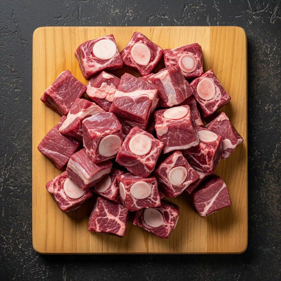 Goat Shoulder Diced (With Bone)