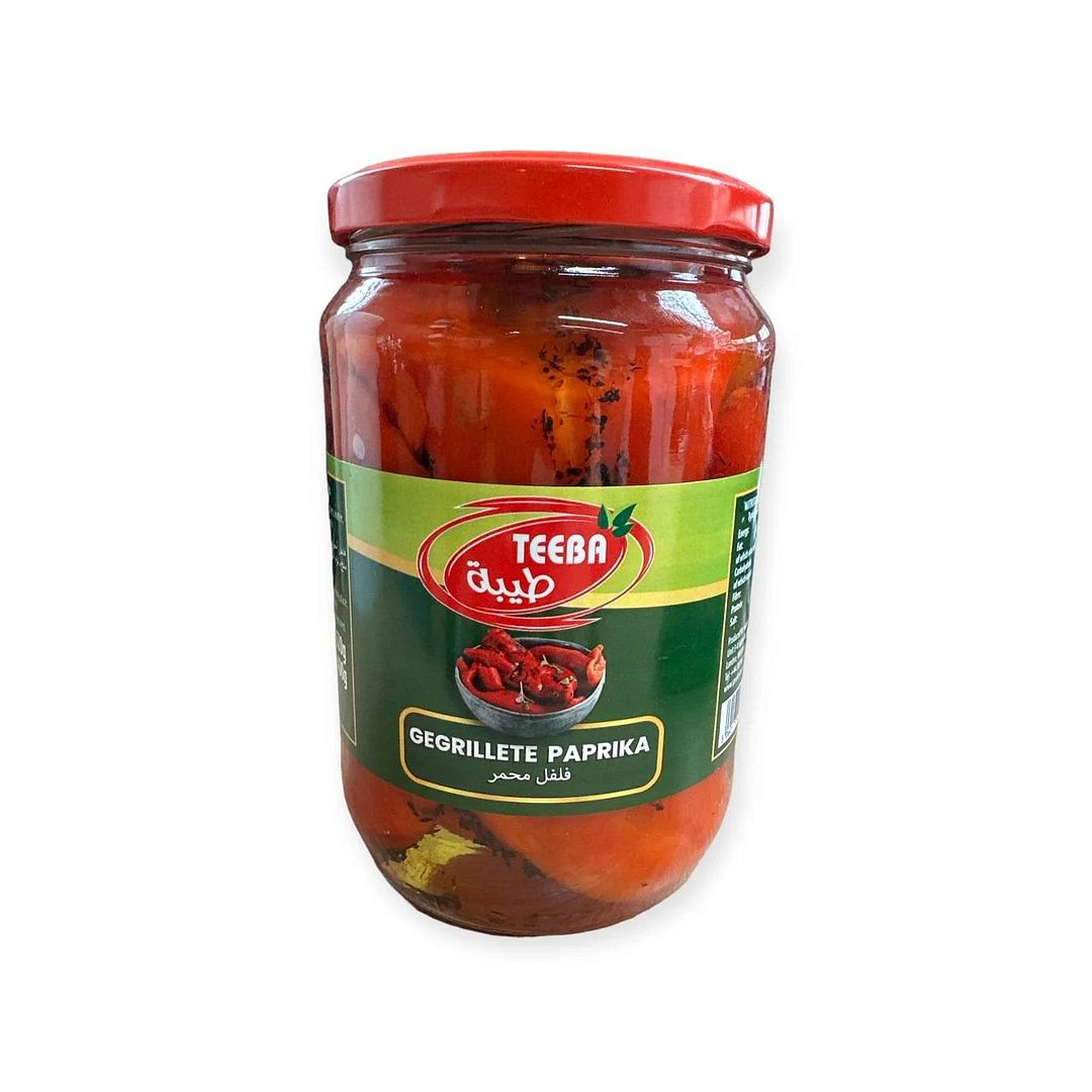 Teeba Gegrillete Paprika 620g