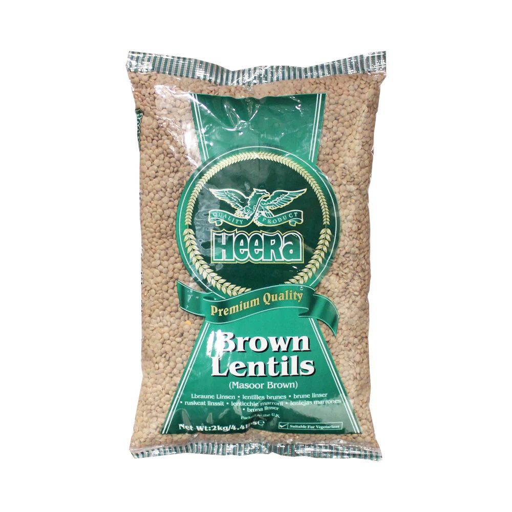 Heera Brown Lentils (Masoor Brown) 2kg
