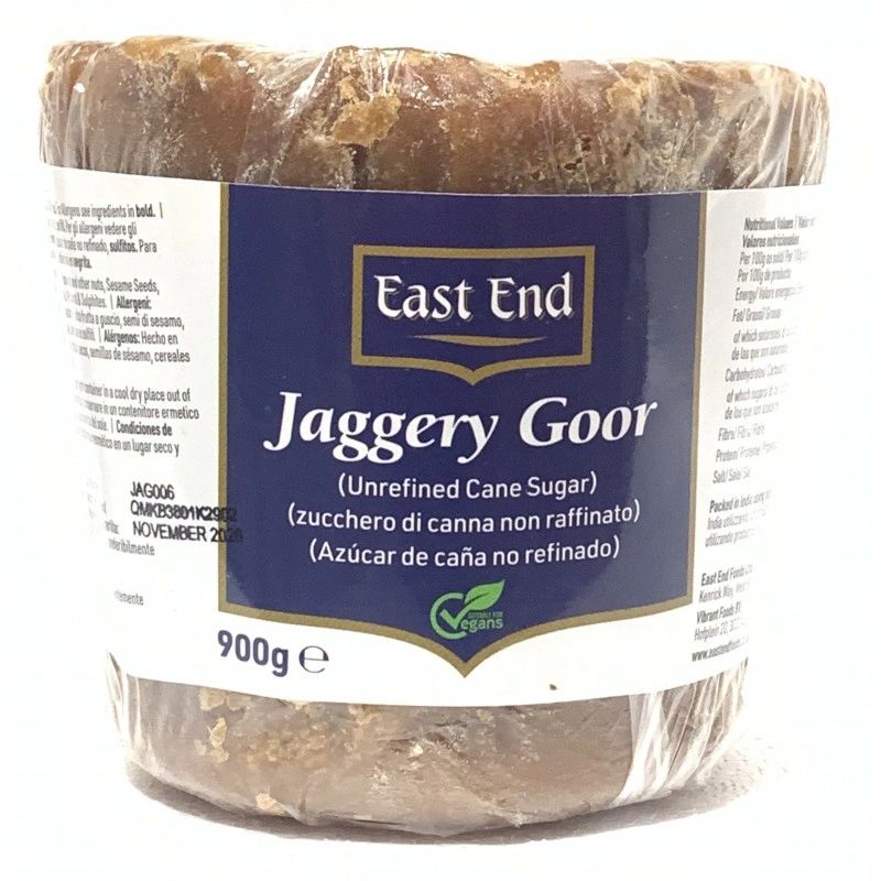 East End Jaggery Goor (Unrefined Cane Sugar) 900g