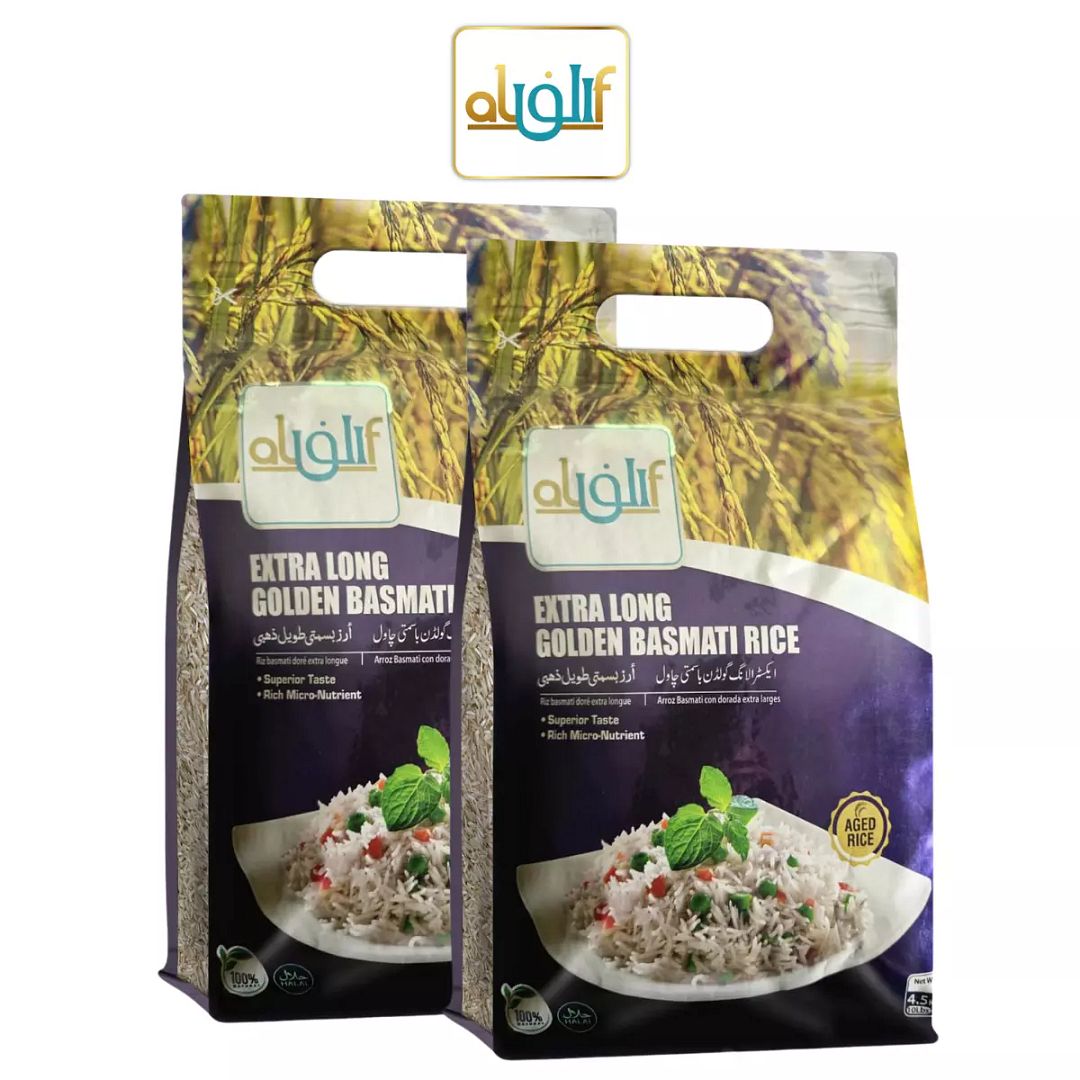 Alif Extra Long Golden Basmati Rice 5kg