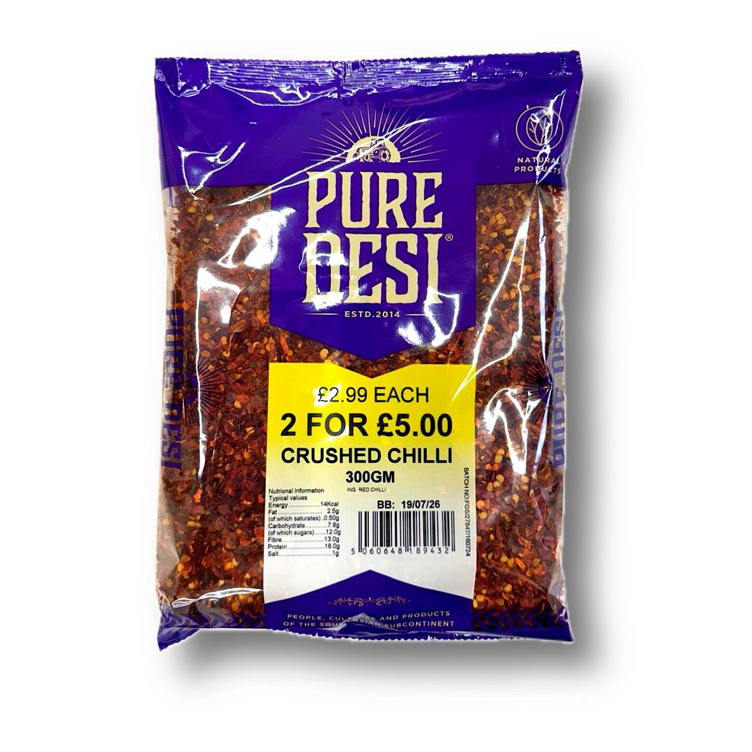 Pure Desi Crushed Chilli 300g