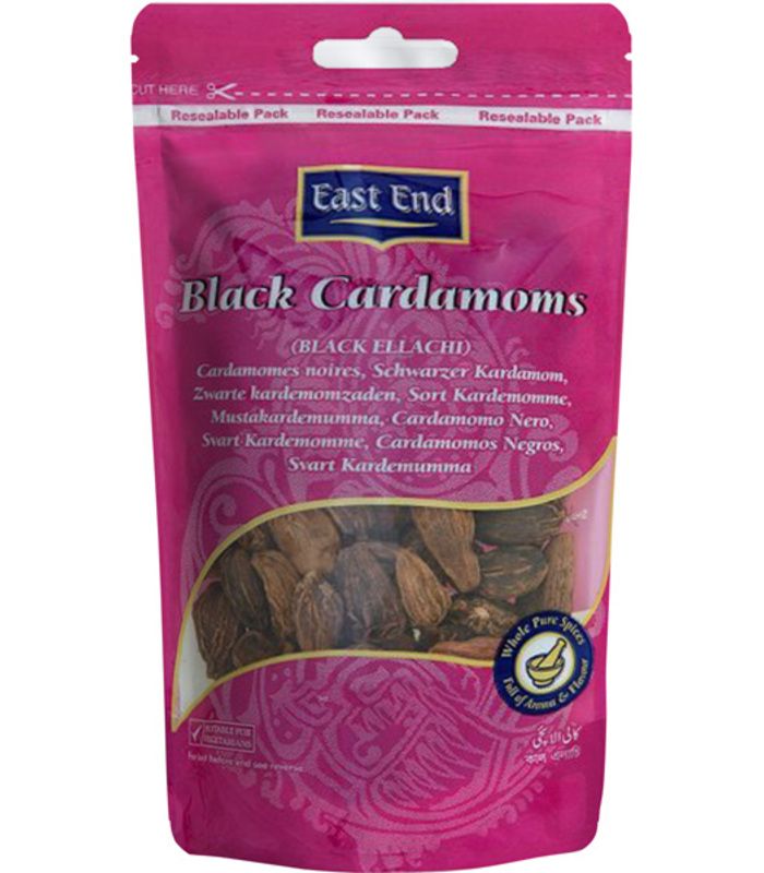 East End Black Cardamom (Black Ellaichi) 150g