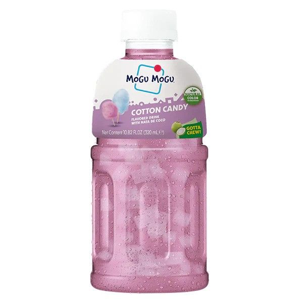 Mogu Mogu Cotton Candy Flavoured Drink 320ml
