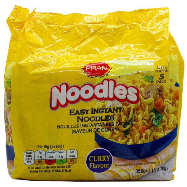 Pran Easy Instant Noodles Curry Flavour 350g