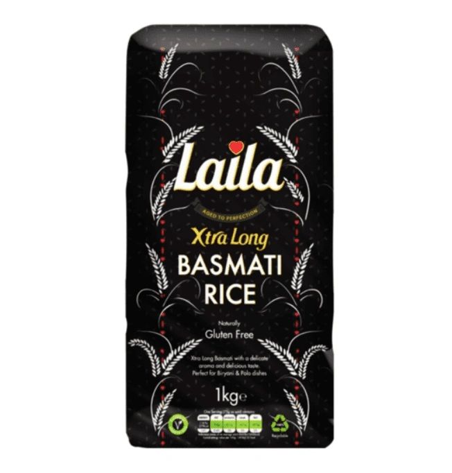 Laila Xtra Long Basmati Rice 1kg