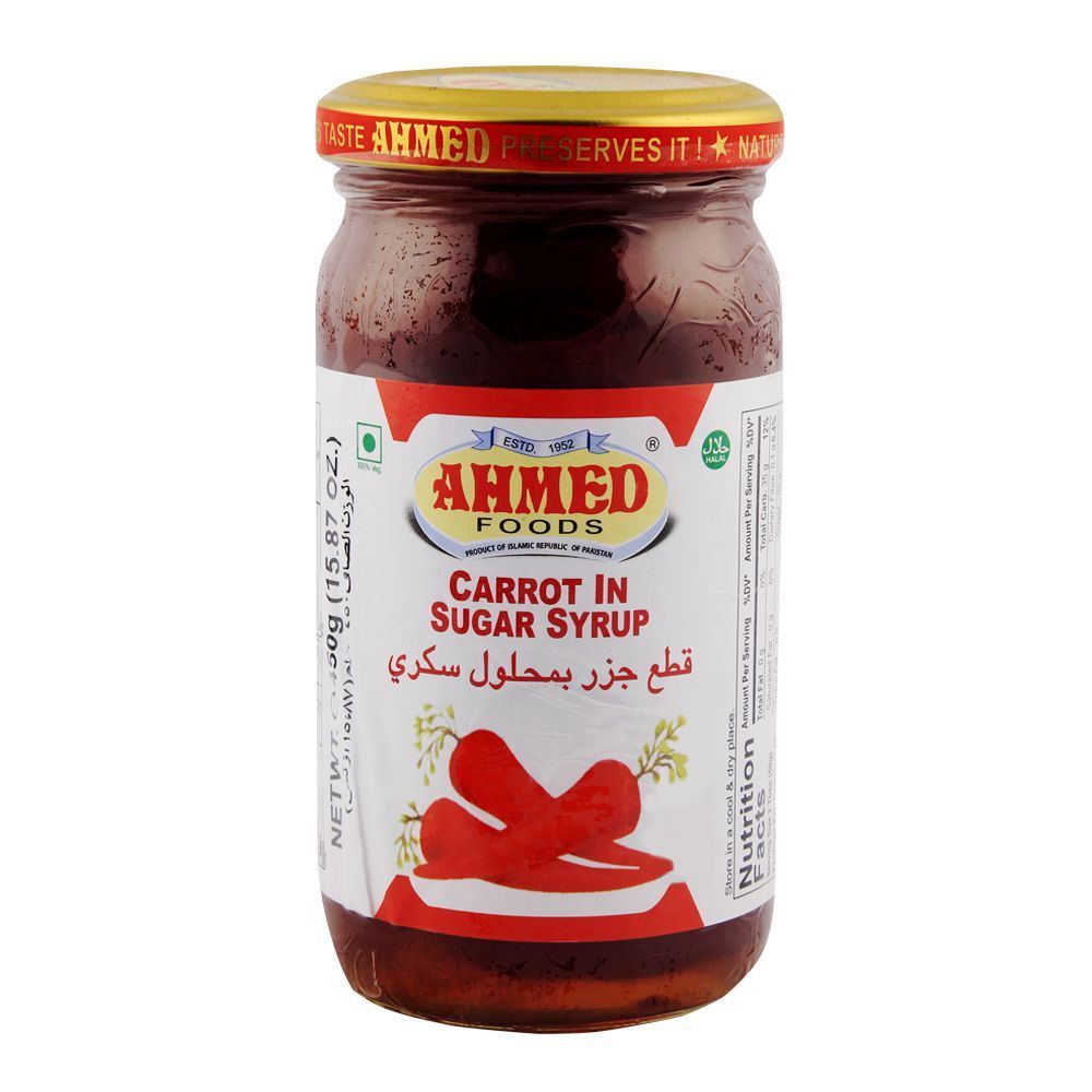 Ahmed Carrot In Sugar Syrup 450g