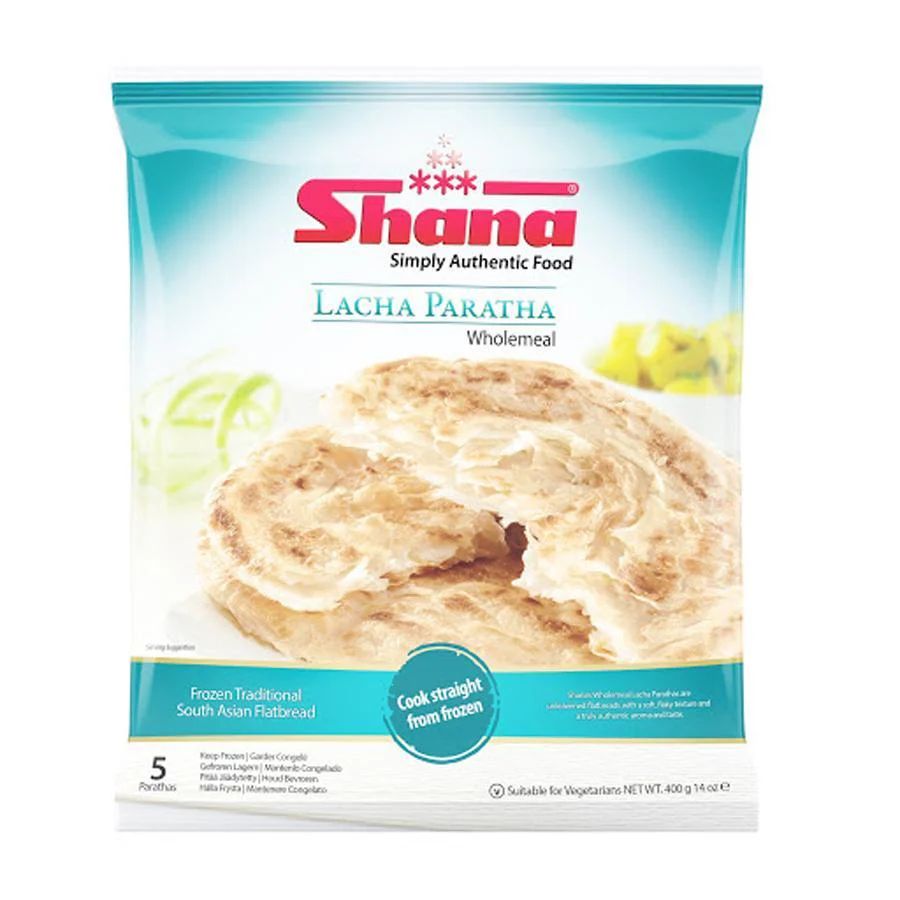 Shana Lacha Paratha Wholemeal 5 Piece's 400g
