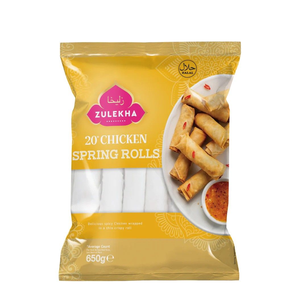 Zulekha Chicken Spring Rolls 650g