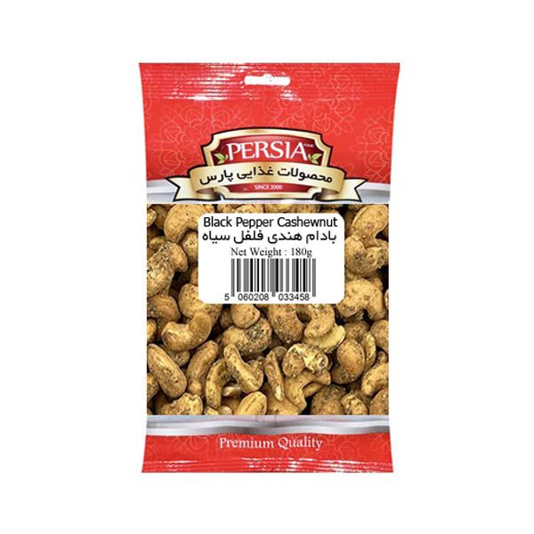 Persia Black Pepper Cashews 180g