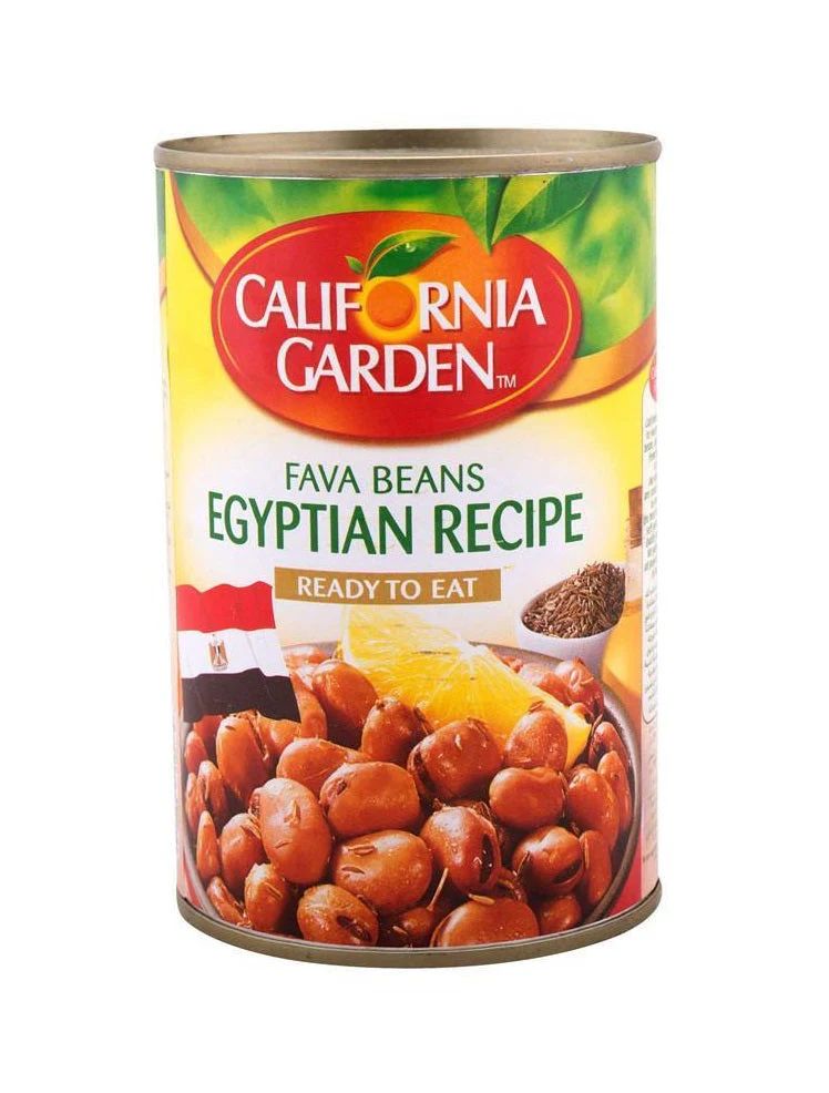 California Garden Fava Beans Egyptian Recipe 400g