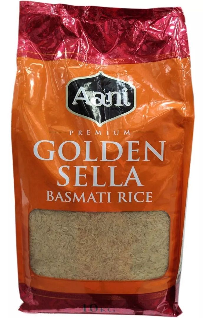 Aani Premium Golden Sella Basmati Rice 10kg