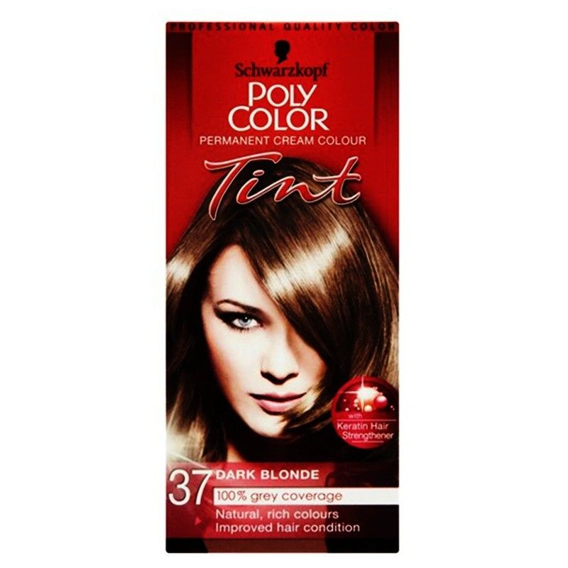 Schwarzkopf Poly Color Permanent Cream Colour Tint Dark Blonde 90ml
