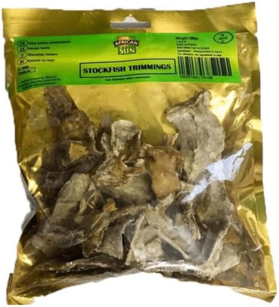 African Sun Stockfish Trimmings-Cod 260g