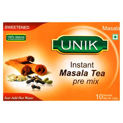 Unik Instant Tea Masala Chai 220g (10 pcs)