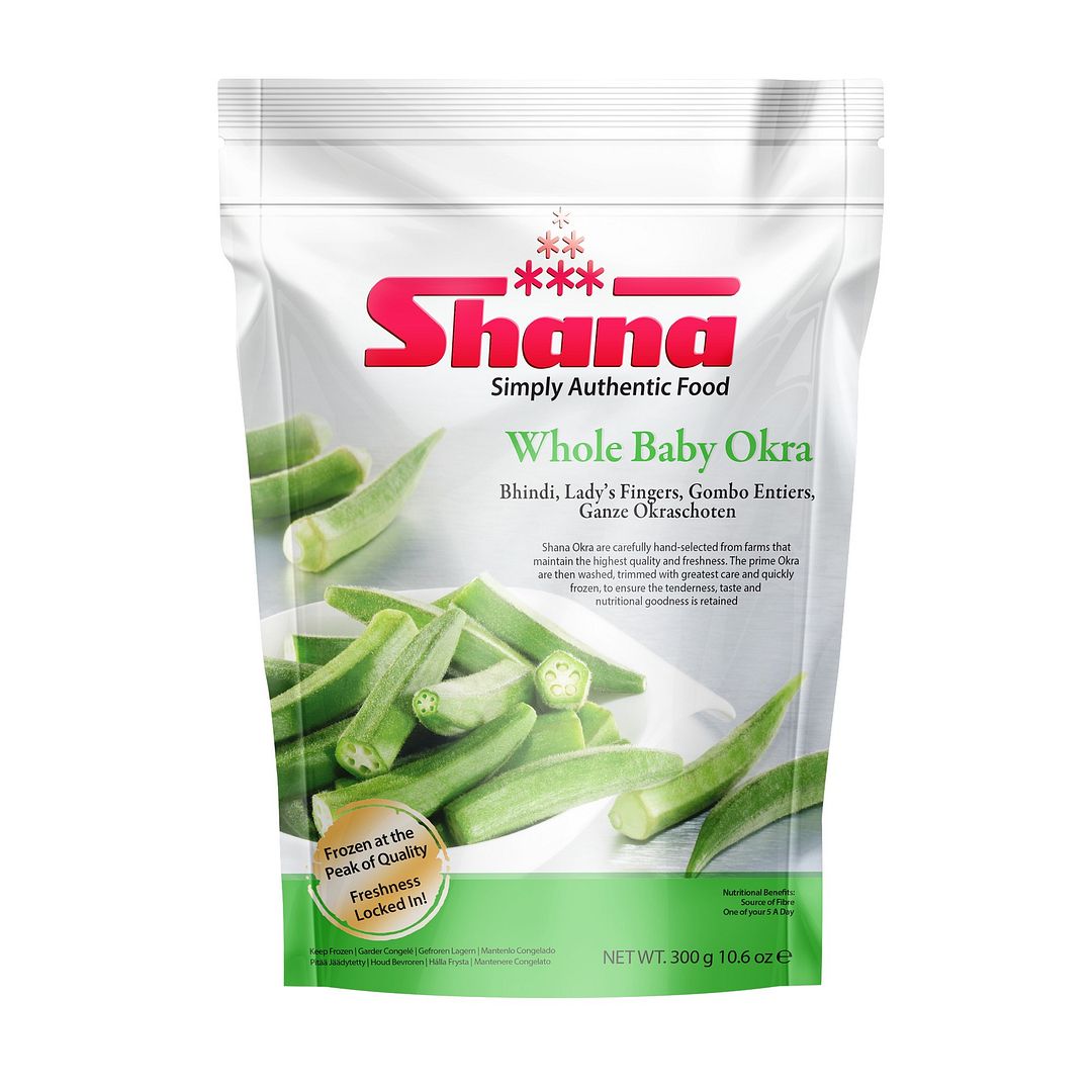 Shana Whole Baby Okra 300g