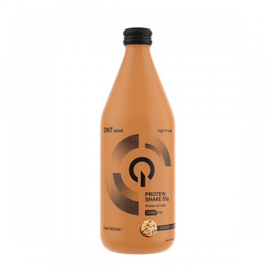 Qnt Move High Protein Shake 53G Protein & Carb Zero Fat Cookie Flavour 500ml