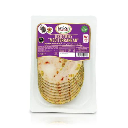 Istanbul Sliced Turkey Mediterranean 130g