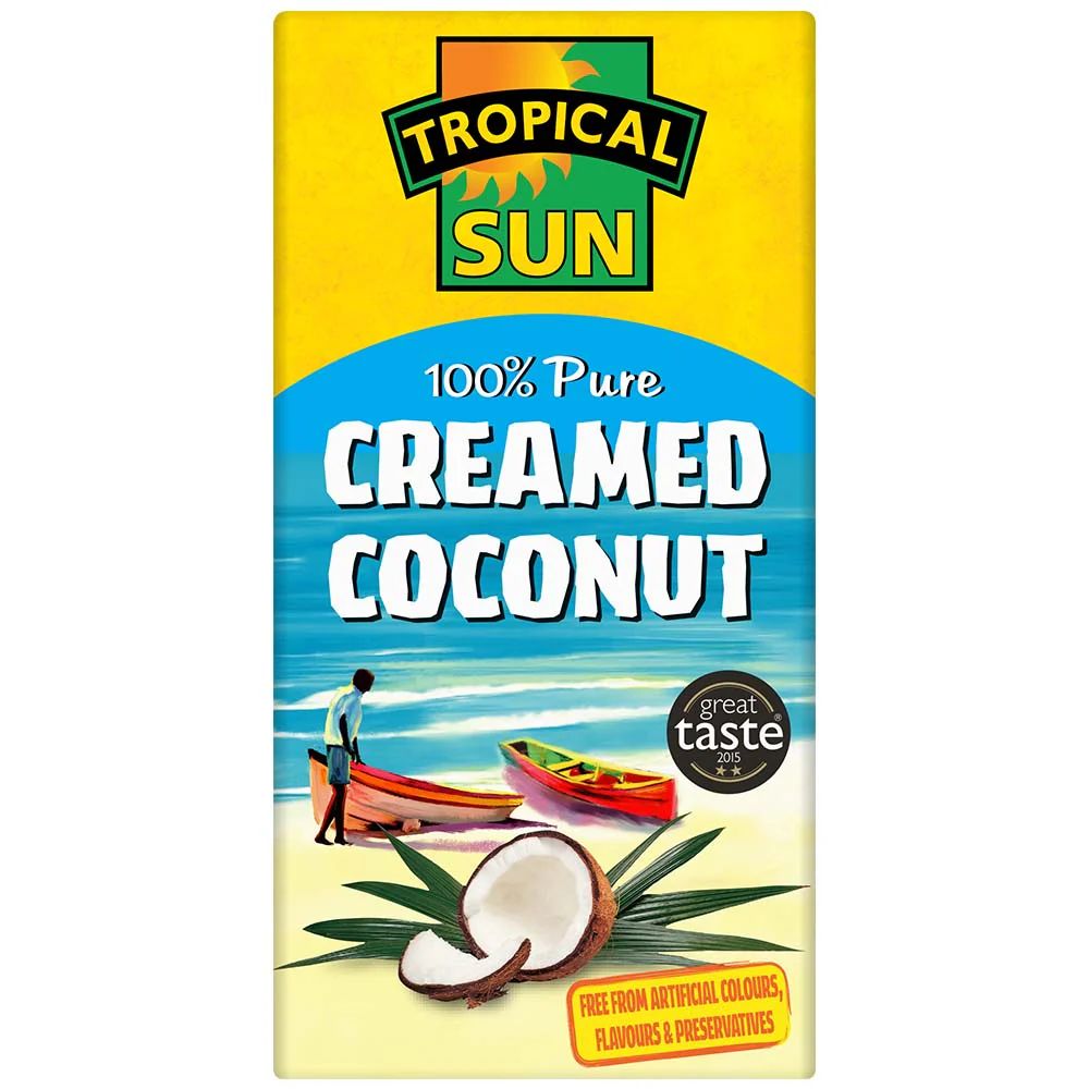 Tropical Sun 100% Pure Creamed Coconut 200ml